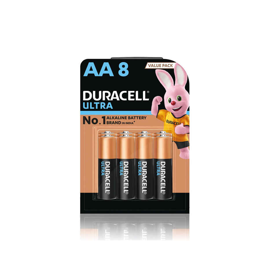 Duracell Ultra Alkaline AA Battery |Pack of 8 | Value Pack