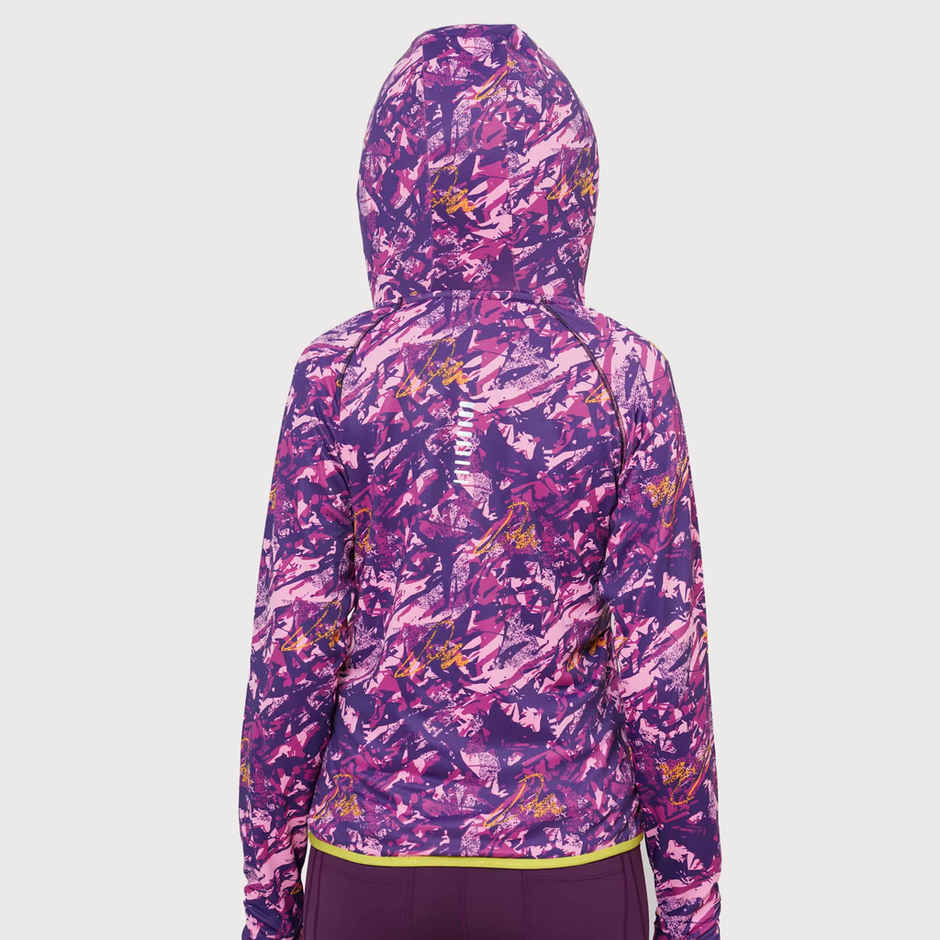 Dida Women's Sports Jacket | Regular Comfortable Stretchable Dry-Fit | Purple - L