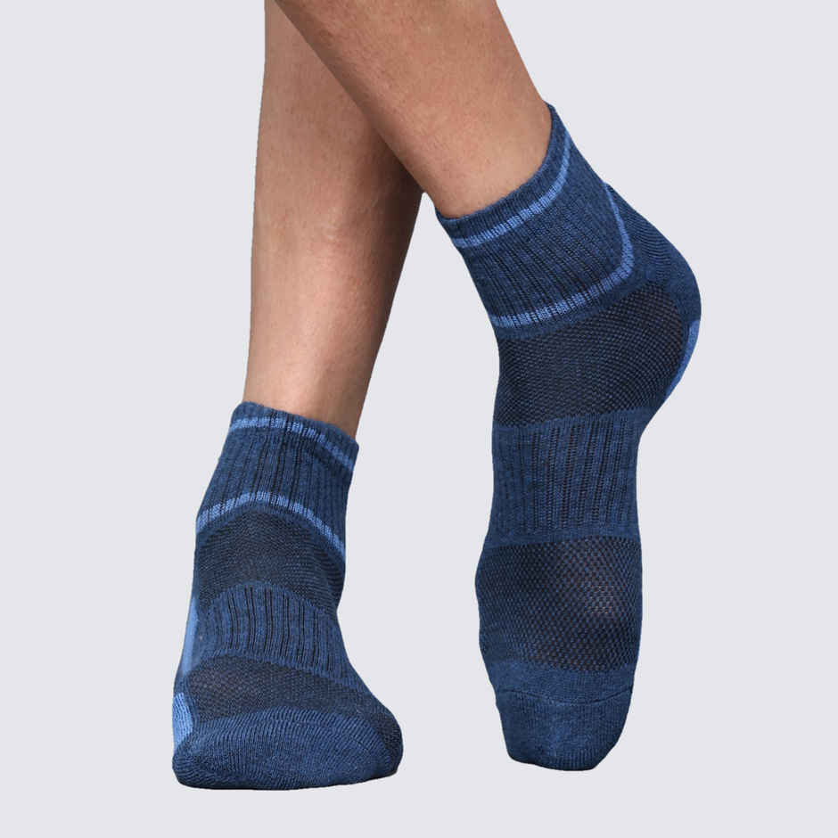Dollar Men's Cotton Ankle Length Socks | Multicolour - Free Size