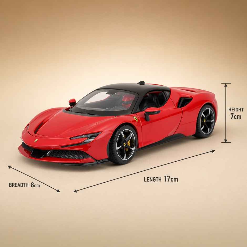 Bburago Licensed 1:24 Model Ferrari SP90 Stradale with Arcylic Box