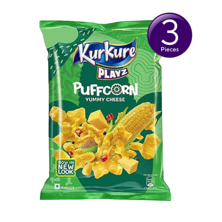Kurkure Yummy PuffCorn Yummy Cheese Chips Combo