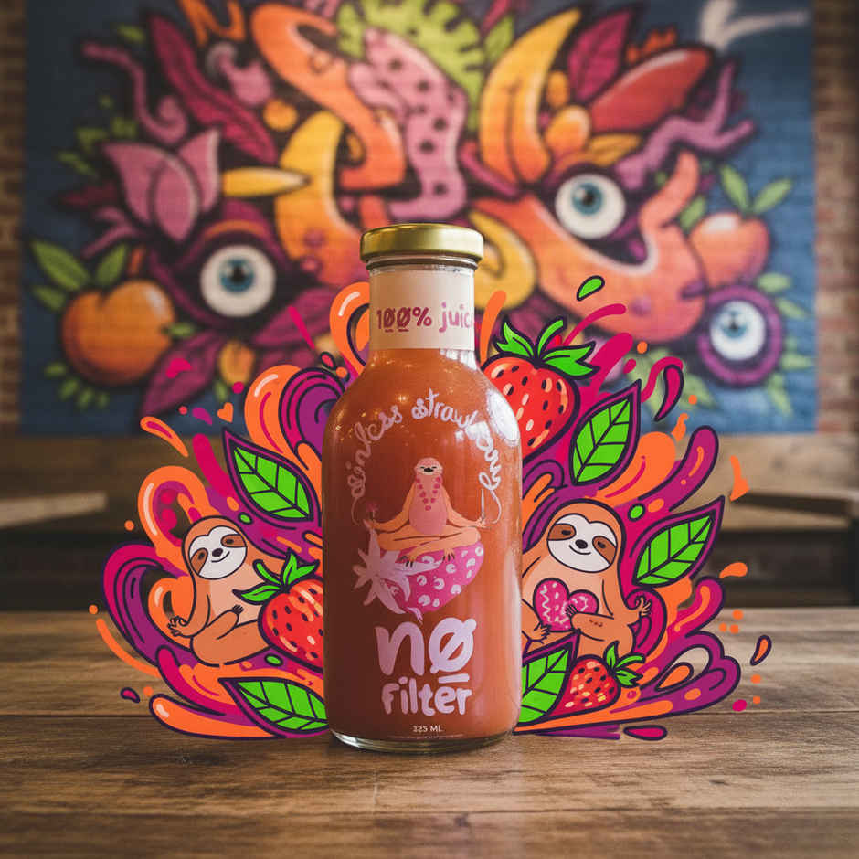 No filter Real Strawberry Juice