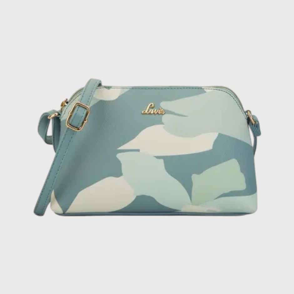 Lavie Women's Prined Dm Cross Body Sling Bag | Ladies Purse Handbag | Green