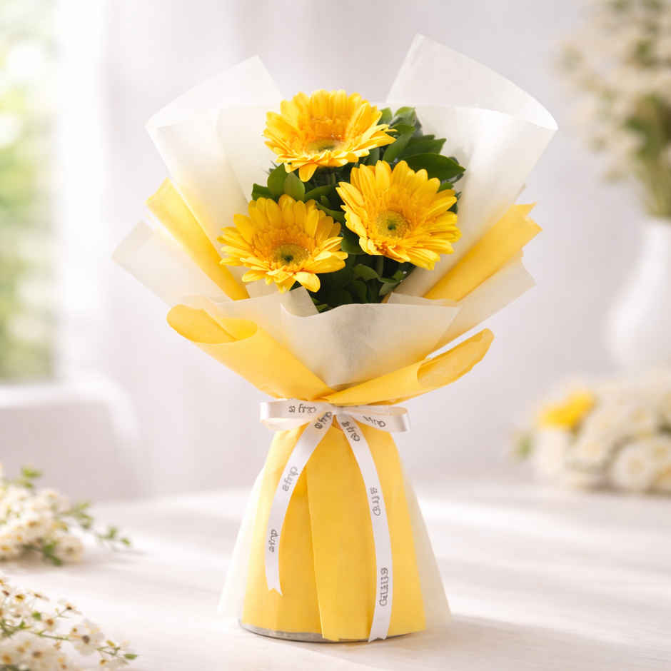 Golden Sunshine Gerberas | FNP