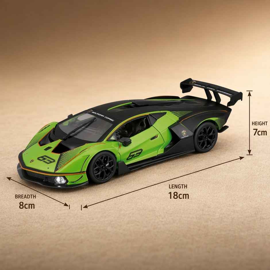 Bburago Licensed 1:24 Racing Lamborghini Essenza Scv12 | Green