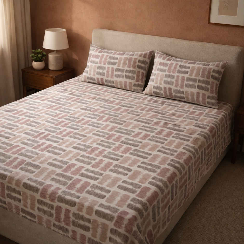 Elegant Weavers Pecan Double Bedsheet