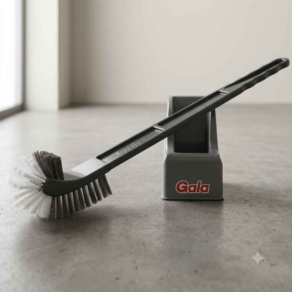 Gala Double Hockey Toilet Brush with Container