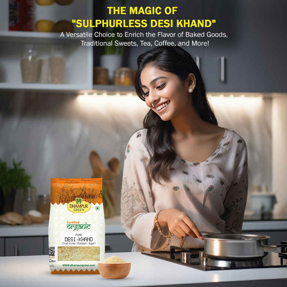 Dhampur Green Certified Organic Desi Khand