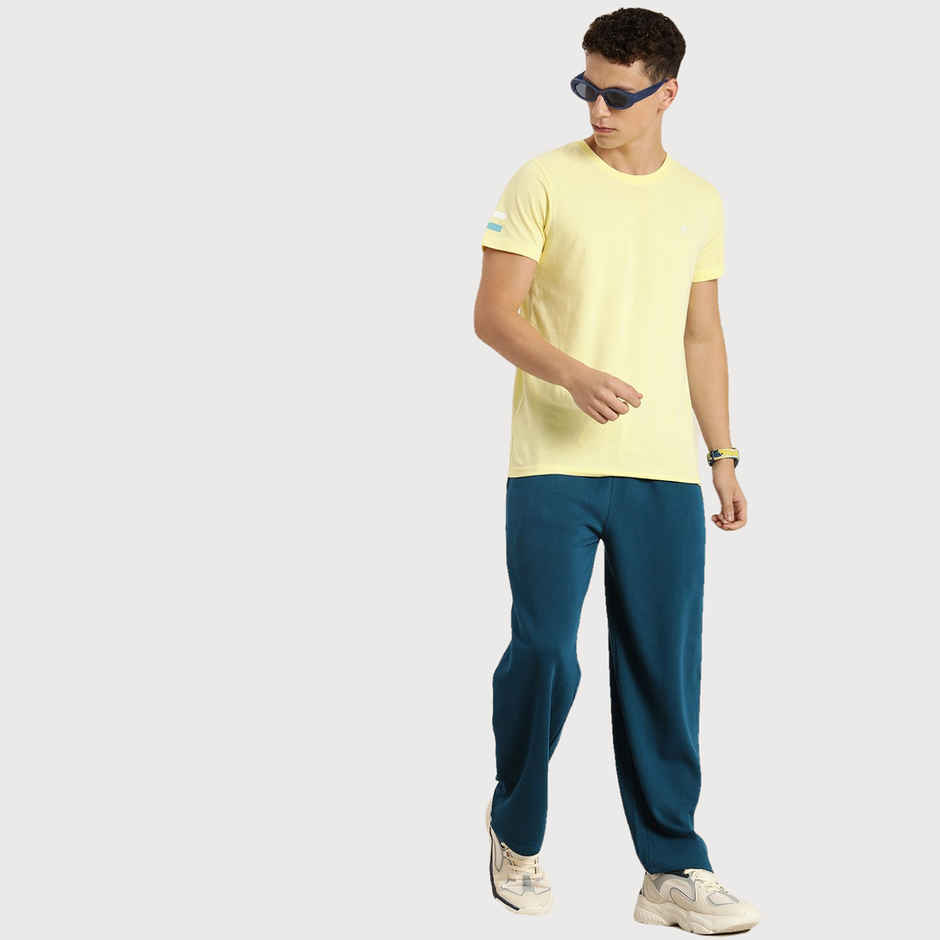 Dillinger Men's Light Weight Relaxed Baggy Knitted Pants | Blue - L