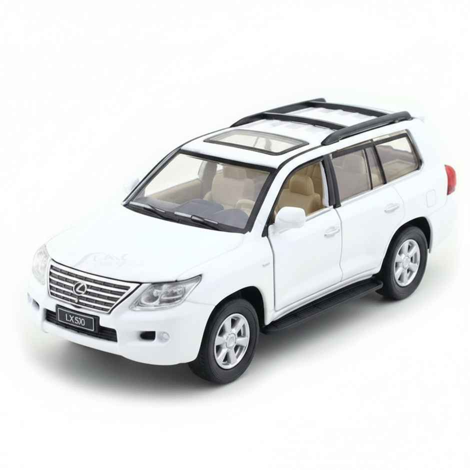 MSZ Licensed 1:32 Lexus LX570 White Die-cast Vehicle
