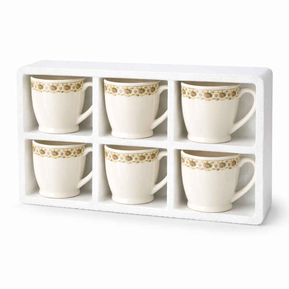 Sanjeev Kappor By OGGN Cone Chain Flower Golden Tea Mug