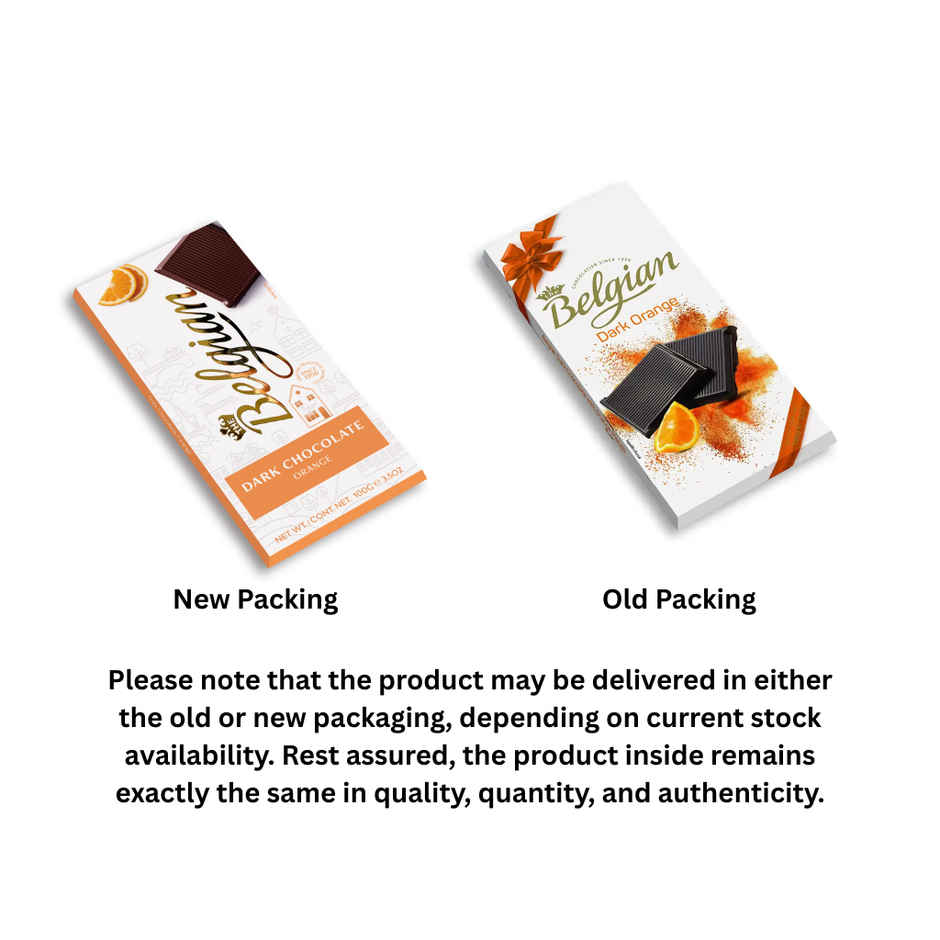 The Belgian Bar Dark Orange Chocolate