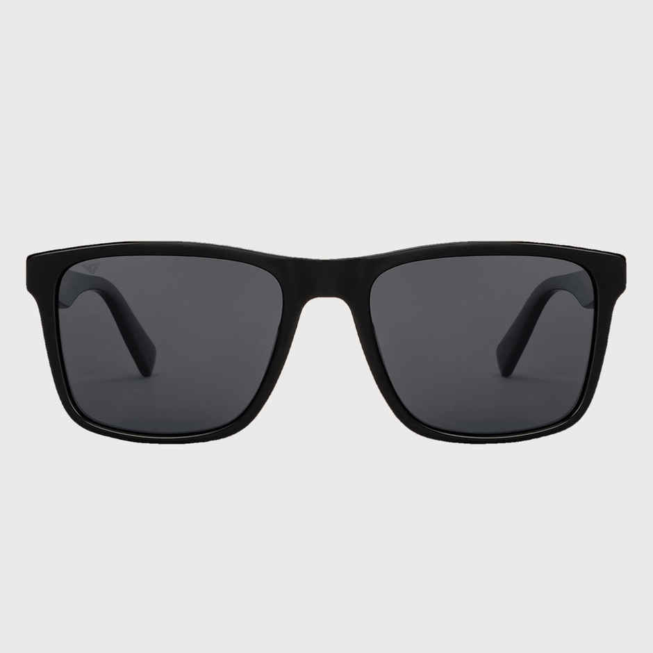 Vincent Chase By Lenskart |Polarized Sunglasses Full Rim |Unisex |Wayfarer |Large-145mm |Black-Grey