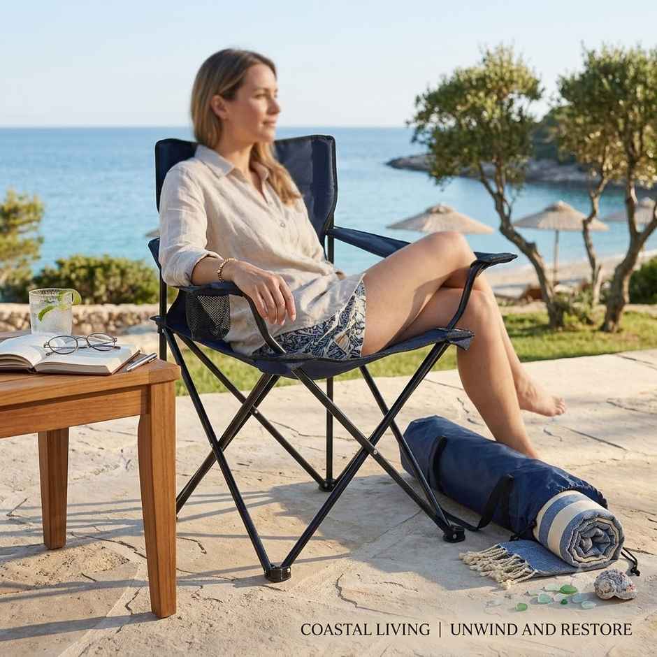 Perpetual Big Folding Camping Chair Multicolor