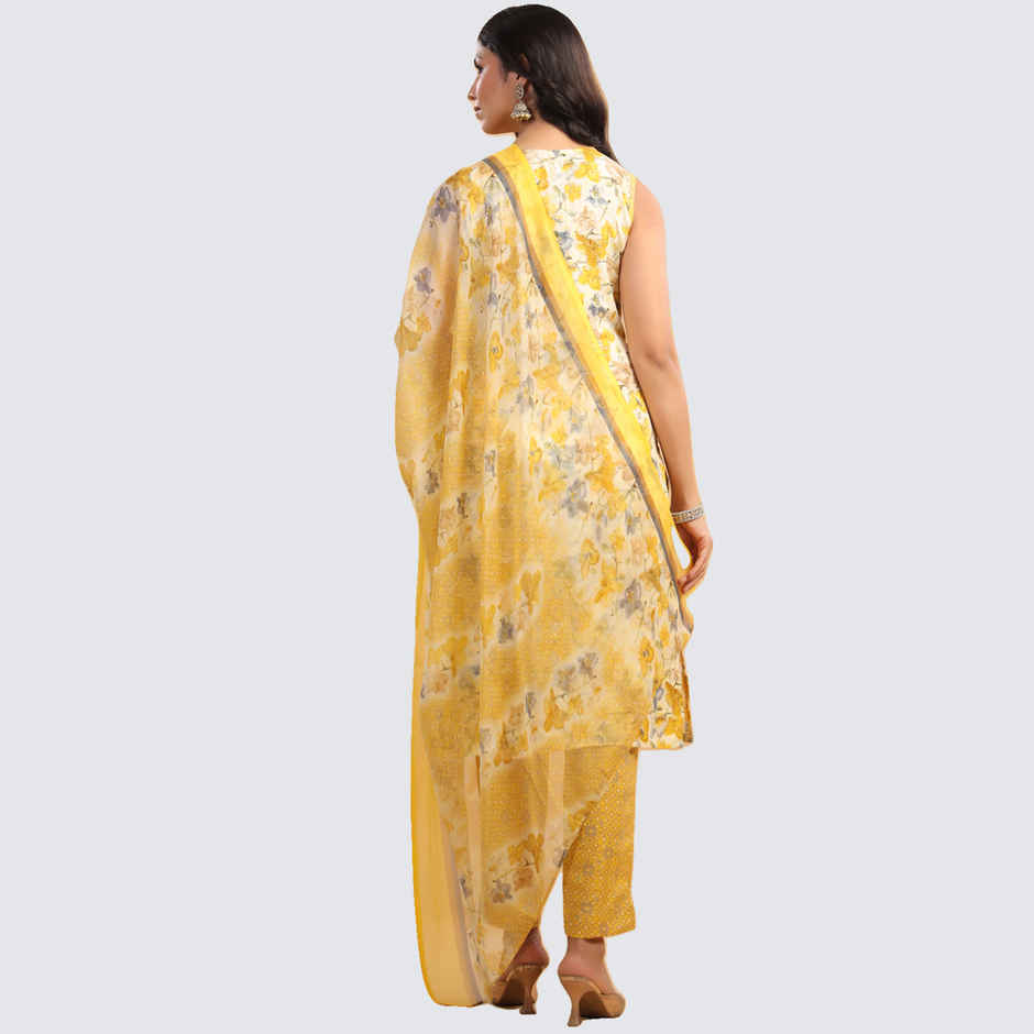 Janasya Dark Rayon Embroidered Straight Kurta main image 0