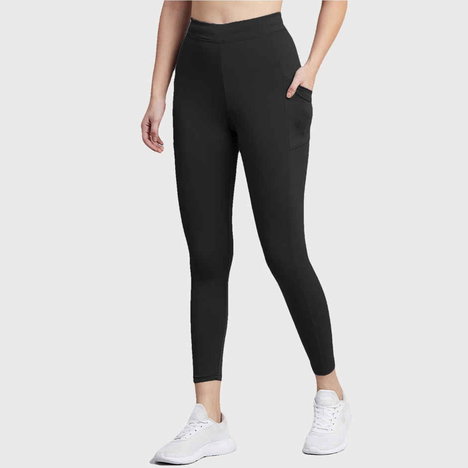 Blinkin Women's Gym Pants & Tights - Black | Stretchable | With Side Pockets | XL