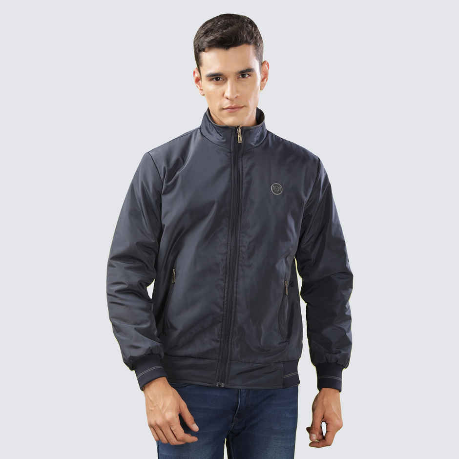 Dollar Jacket For Men - Casual Zipper Bomber For Winter MAMWJ 901 | Navy Blue | XXL