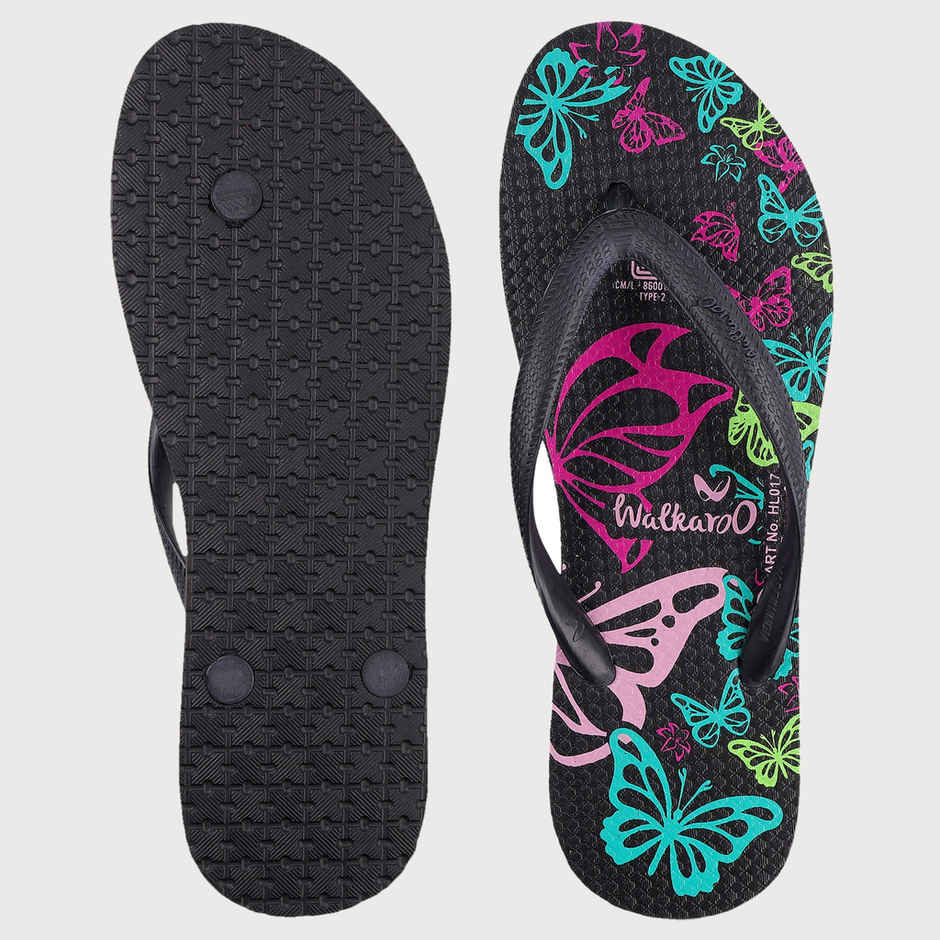 Walkaroo Women's Dailywear Hawai | HL017 Black | UK 6