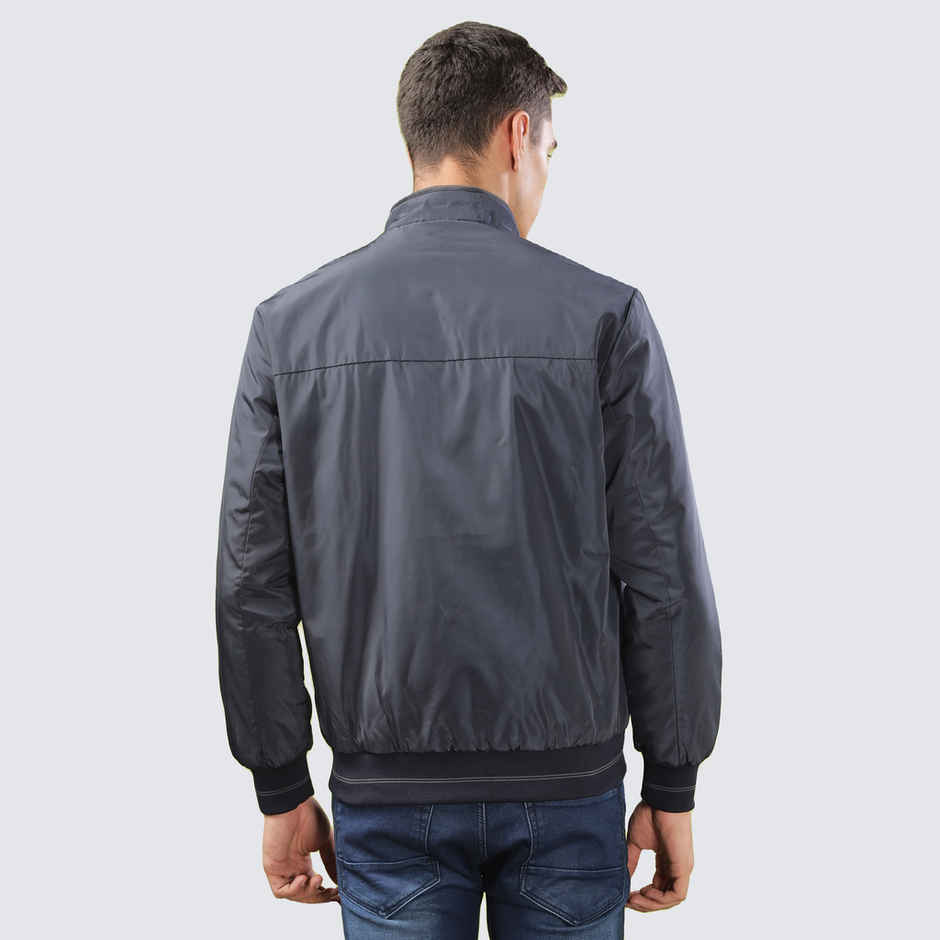 Dollar Jacket For Men - Casual Zipper Bomber For Winter MAMWJ 901 | Navy Blue | XXL