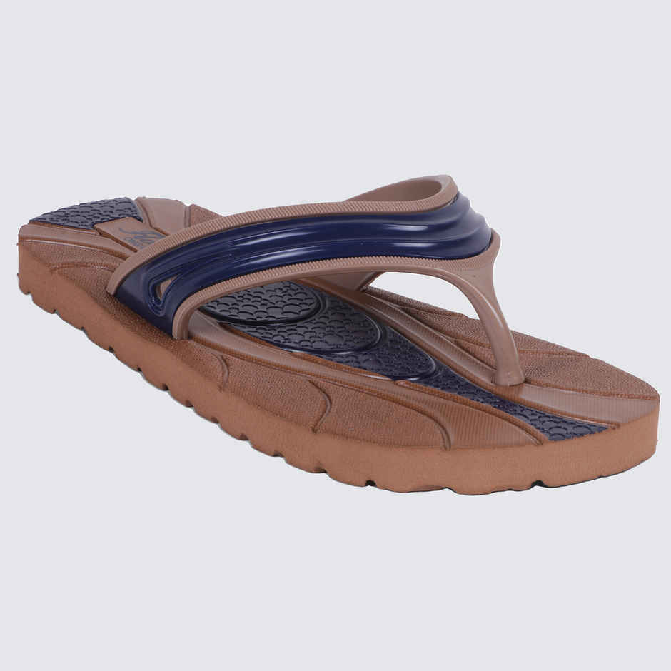 Action Men's Ong-19 Slippers | Evening Walk | Bathroom | Room Slippers | Tan and Wood - UK 9