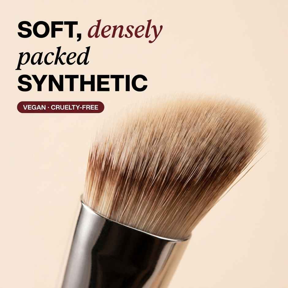 Gleva Small Concealer Brush Precision Makeup for Spot Application | Black