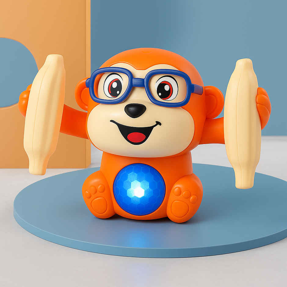 Kidsmate Dancing Monkey Toy for Kids | Orange
