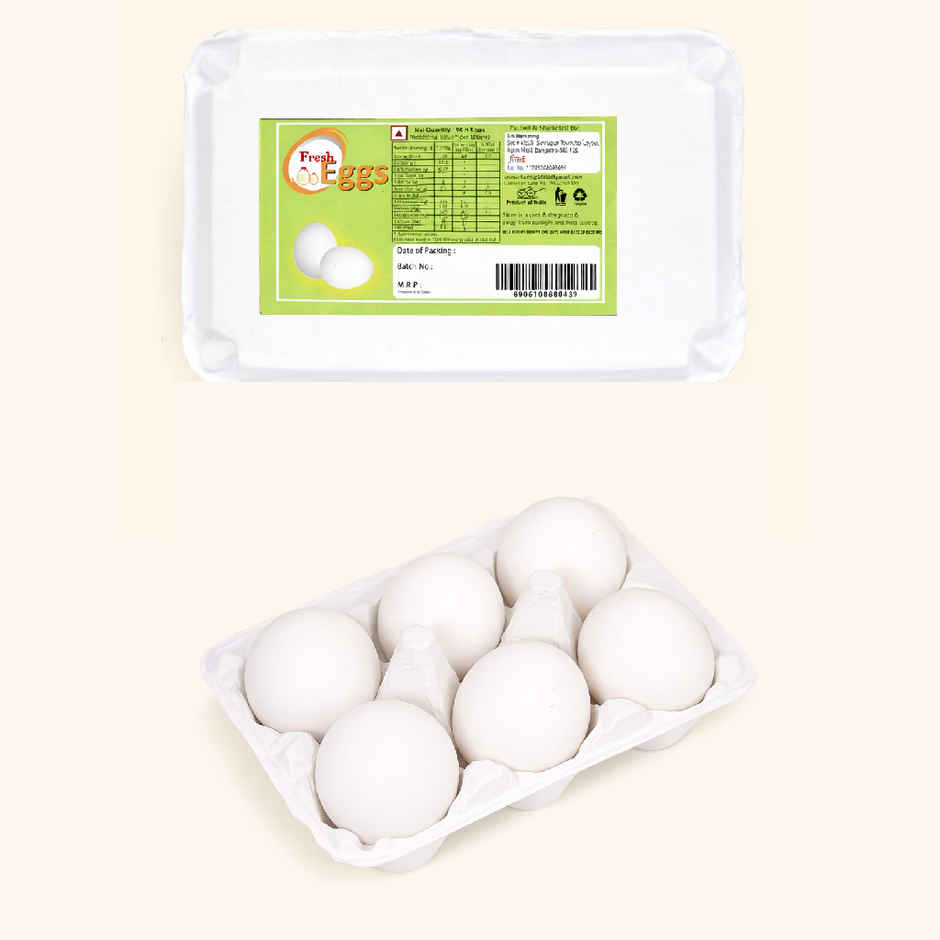Id Fresh Idli & Dosa Batter (1kg) & Fresh White Eggs (6pc) Combo