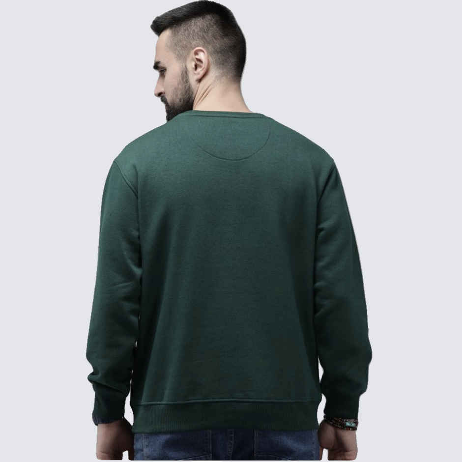 Outlaws Men's Cotton Rich Premium Sweatshirt | Olive - XL