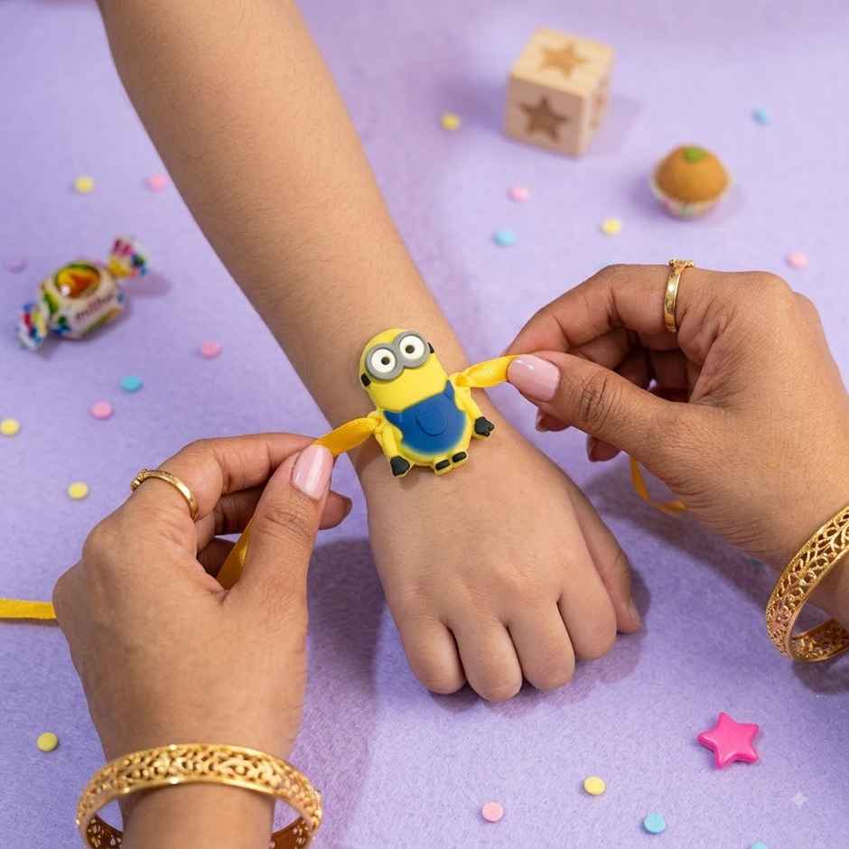 Kids Rakhi | Cute Minion Buddy | Pack of 1 | Tomuncle