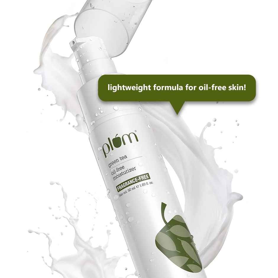 Plum Green Tea Pore Cleansing Face Wash Acne Face Wash Oily Skin| Bright Clear Skin Soap-Free|(100ml), Plum Green Tea Alcohol-Free Toner(200ml) & Plum Green Tea Oil Free Moisturizer (50ml) Combo