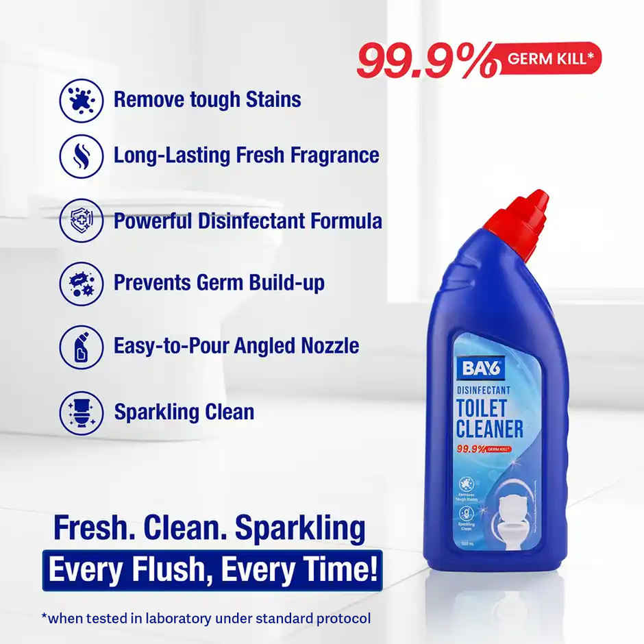 BAY6 Toilet Cleaner Sparkling Shine Disinfectant Combo  