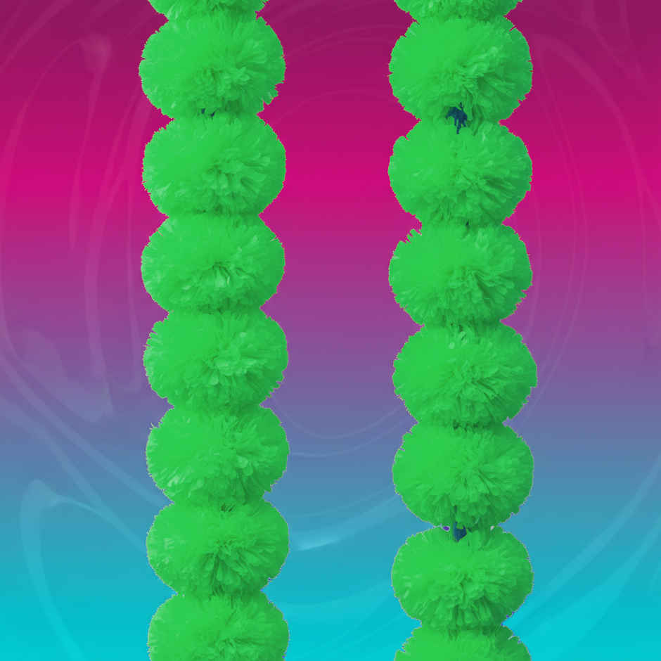 Decorative Green Latkan Set | Pack of 2 | Mangal Bhawan