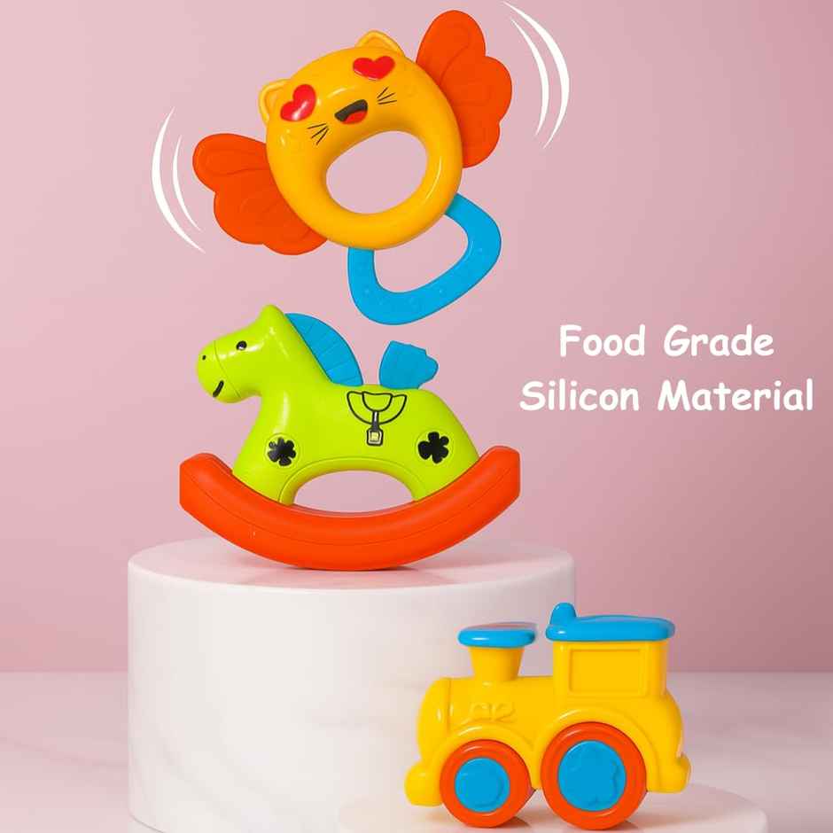 Storio My First Rattle Set | Newborn Baby Rattle Gift Pack