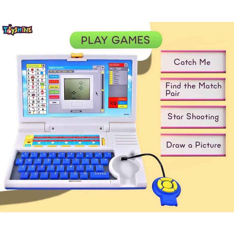 Toyshine Laptop with 20 Activities - with Mouse Kids | 3 + years