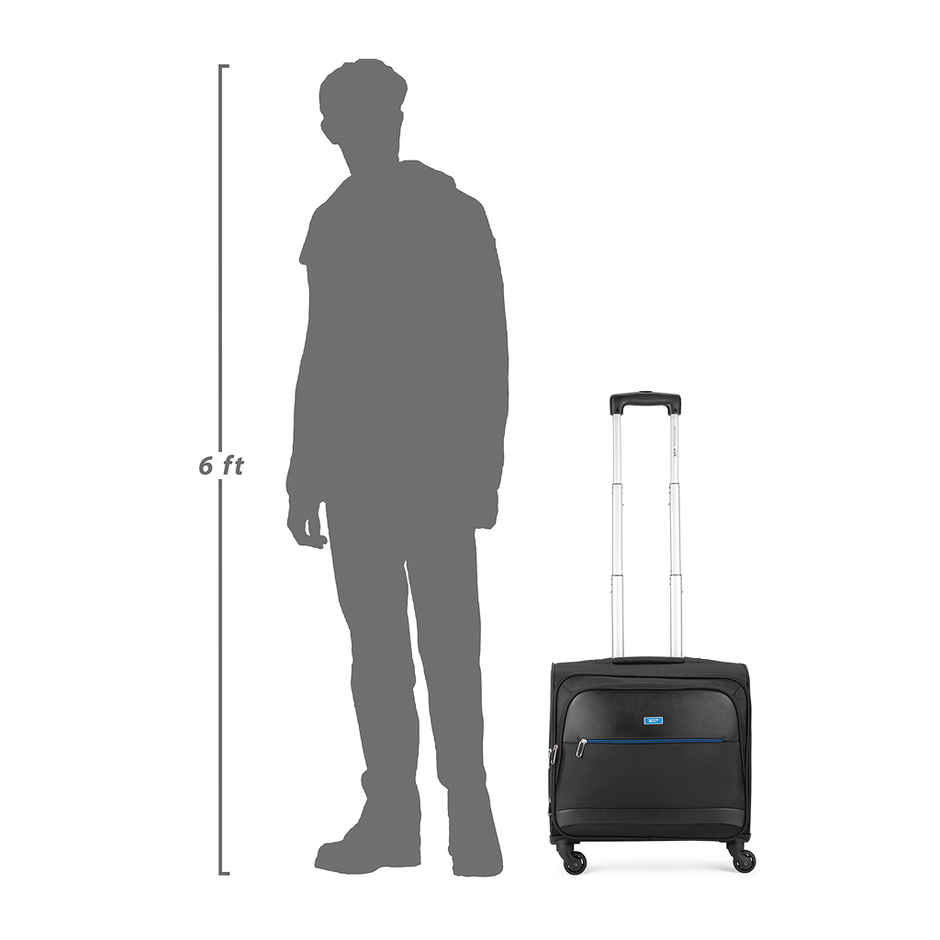 VIP Solid Polyester 47 L Overnighter | Black - S