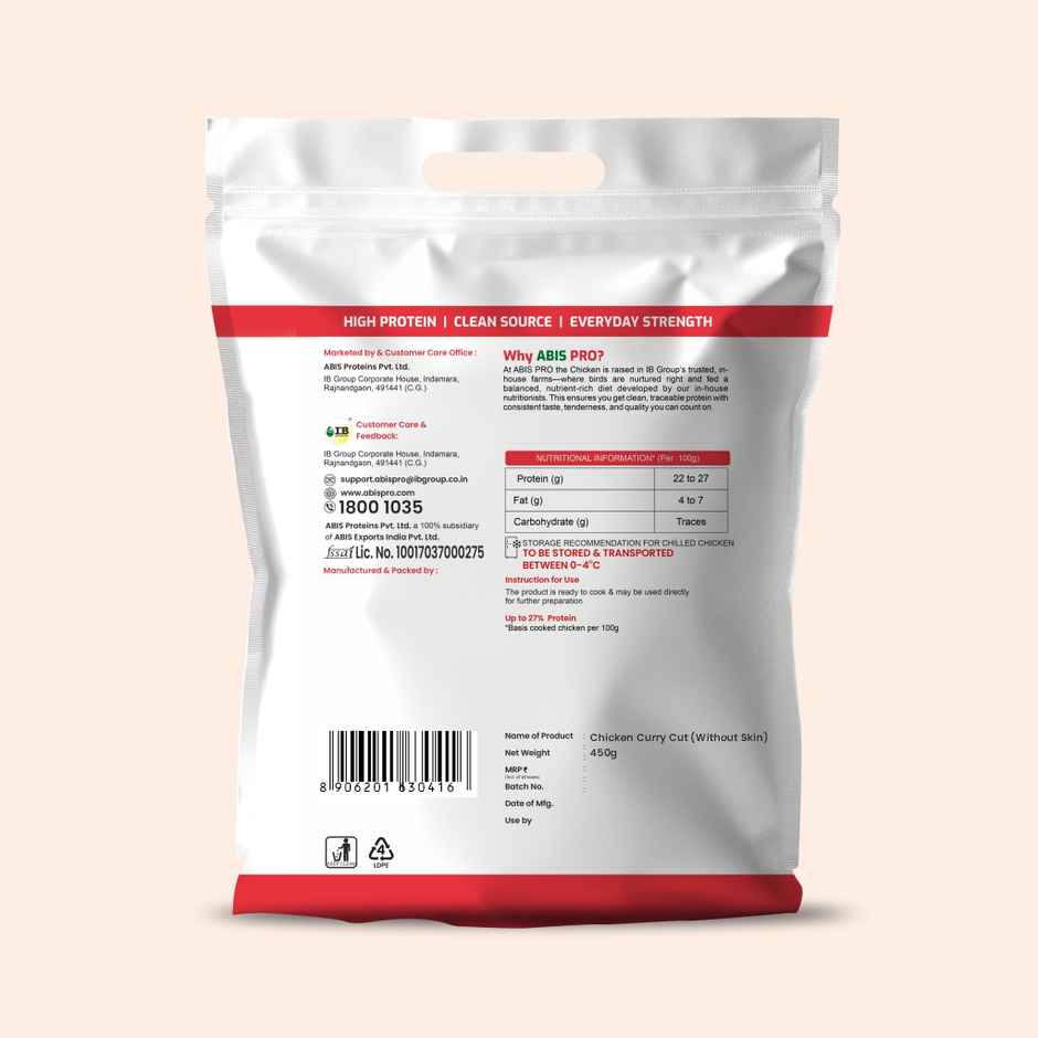 ABIS PRO Chicken Curry Cut without Skin Combo 