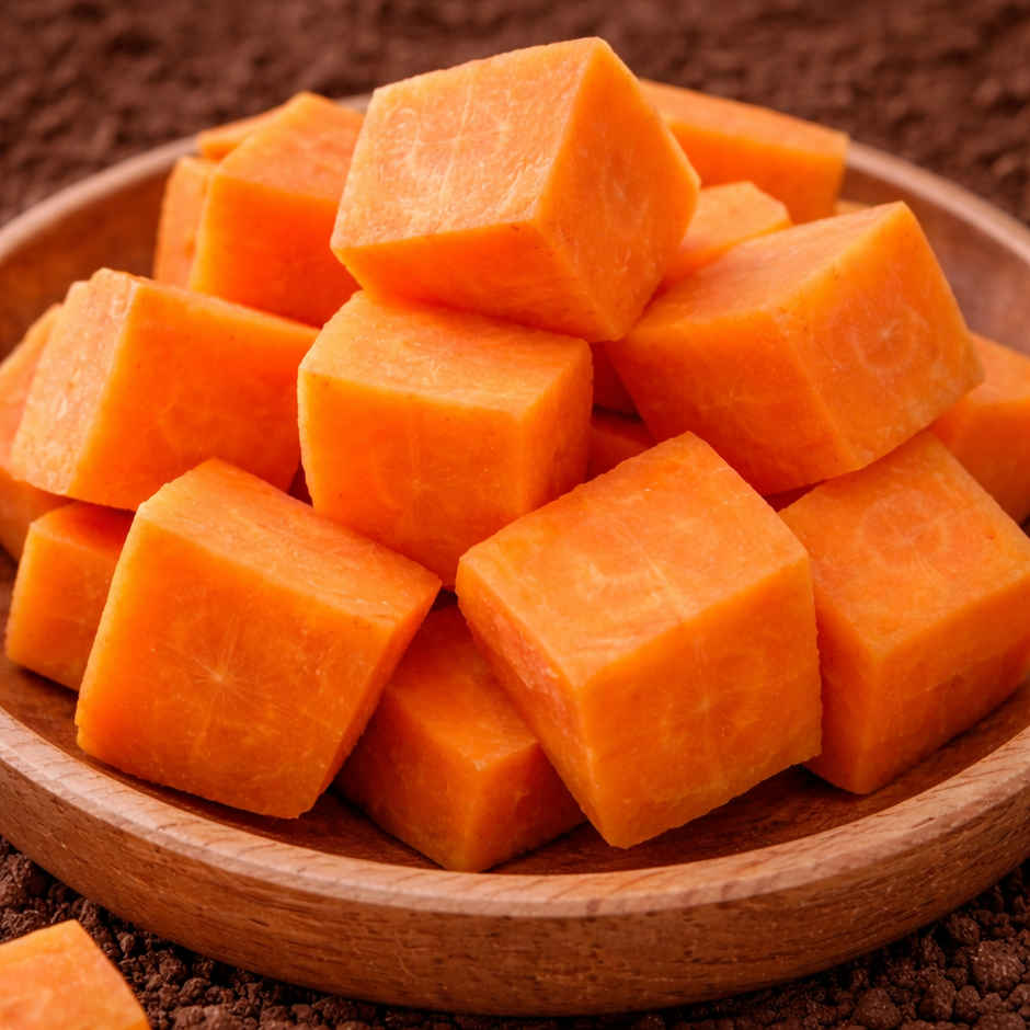 Organically Grown Carrot Cut