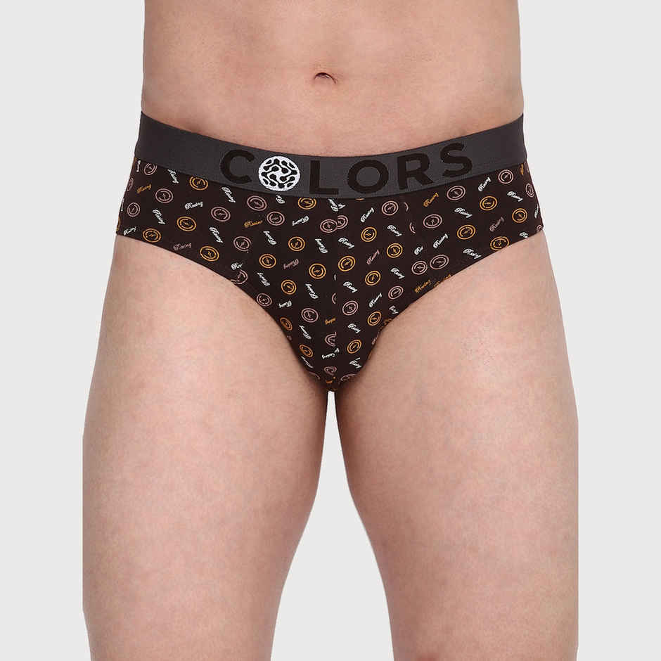 Rupa Colors Men's Mini Brief Printed Style 106 Assorted - 80 cm