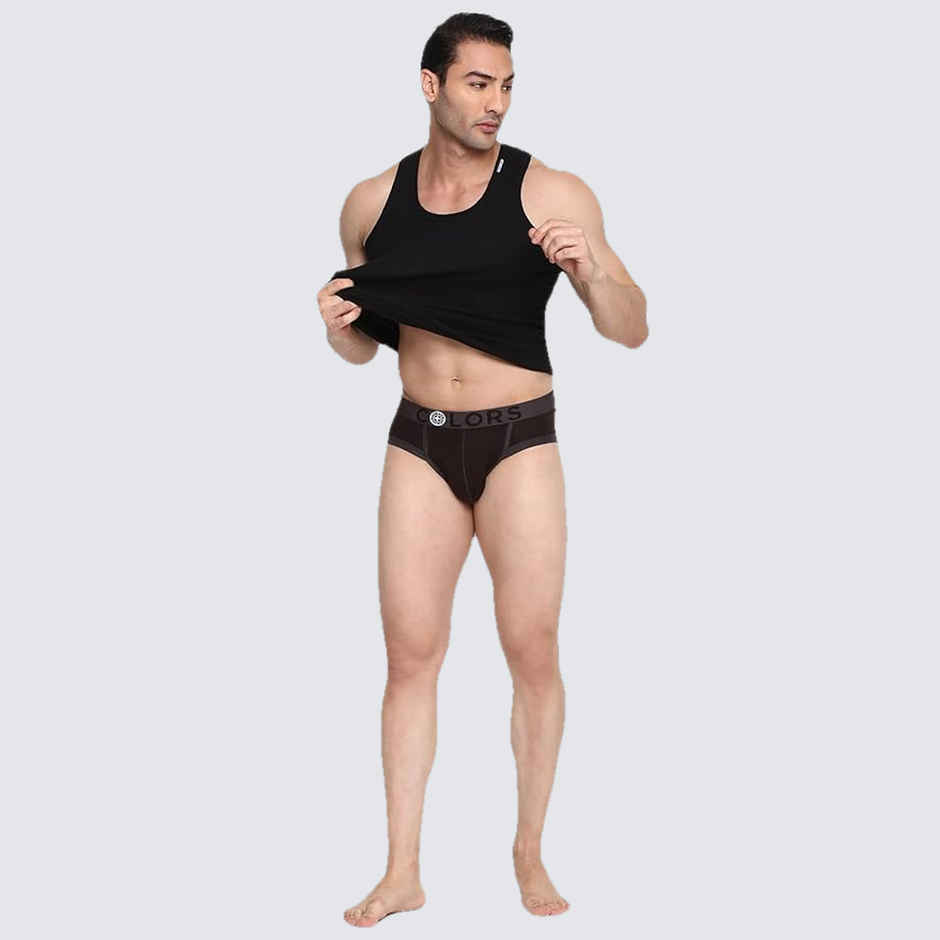 Rupa Colors Men's Mini Brief | Style 107 Brown - 90 cm