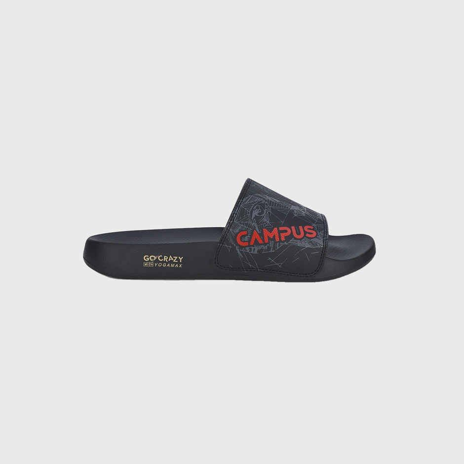 Campus Men's Slides | SL-437 | Black - UK 7