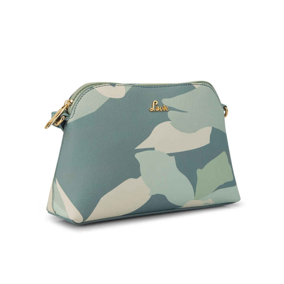 Lavie Women's Prined Dm Cross Body Sling Bag | Ladies Purse Handbag | Green