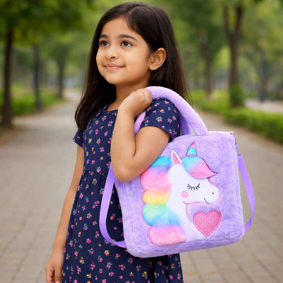 Kidara Kids Crossbody Unicorn Handbag Purple