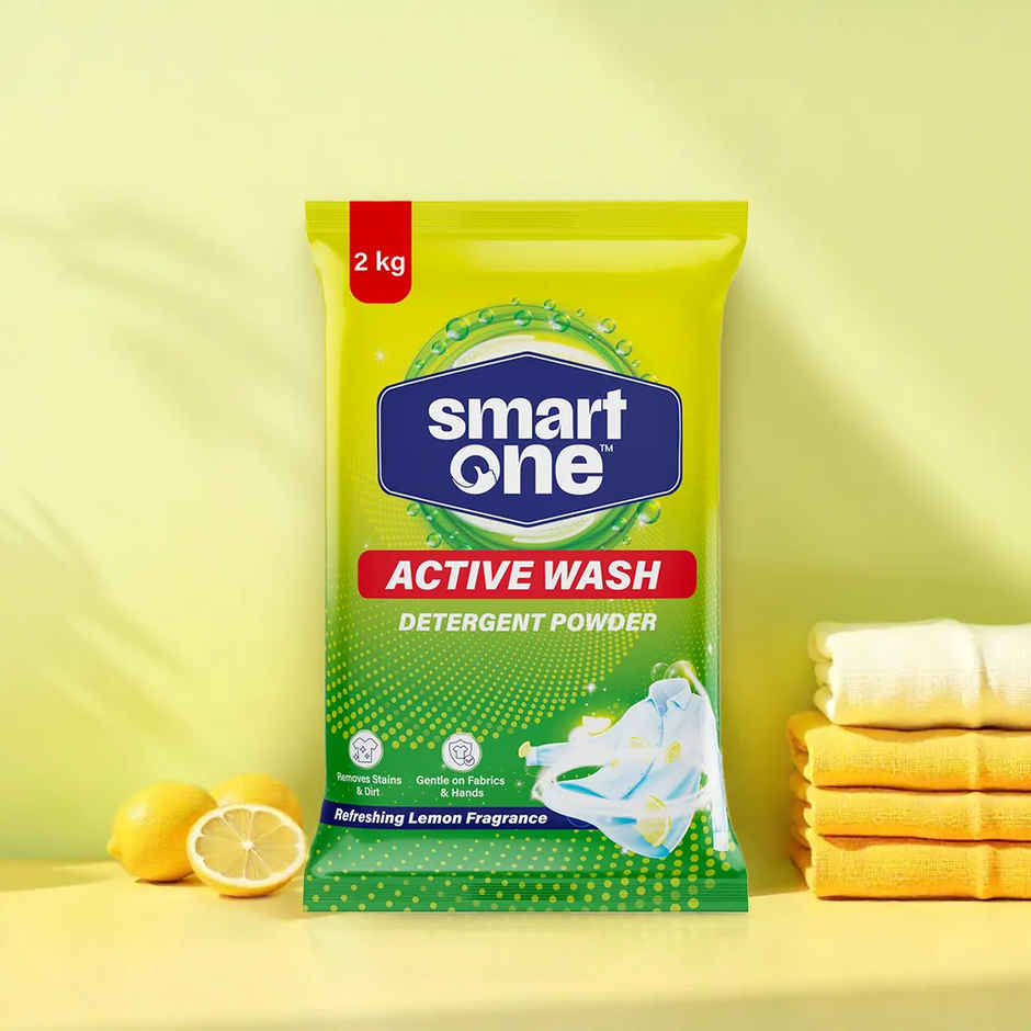 Smart One Active Wash Detergent Powder Lemon Fragrance