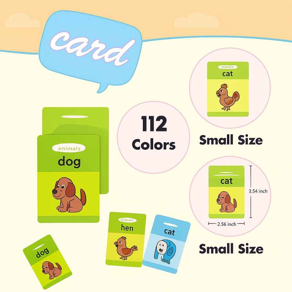 Kidara Rechargeable Talking Flash Cards - Educational Toy for Kids