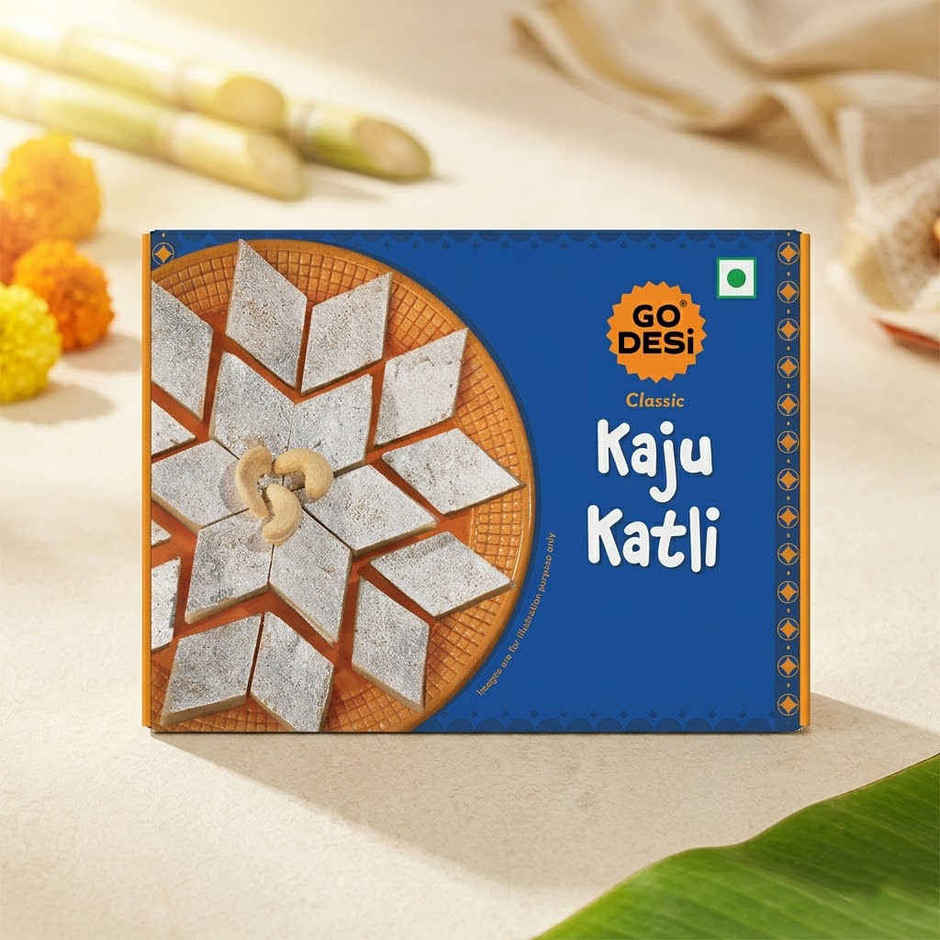 GO Desi Kaju Katli Classic | Kaju Barfi