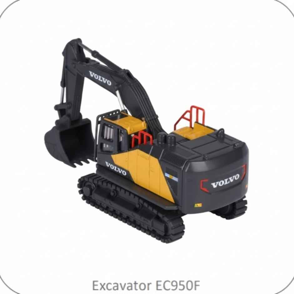 Majorette 1:64 Volvo Construction Excavator EC950F