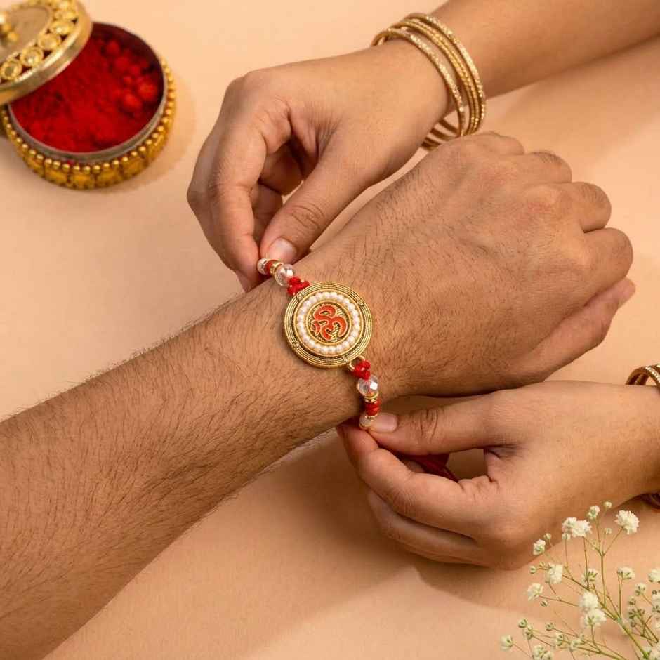 Rakhi for Brother | Designer Meenakari | Pack of 1 | Tomuncle