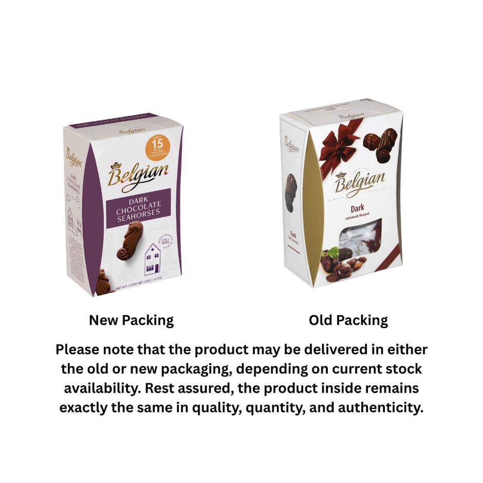 The Belgium Bar Seahorse Dark Chocolate