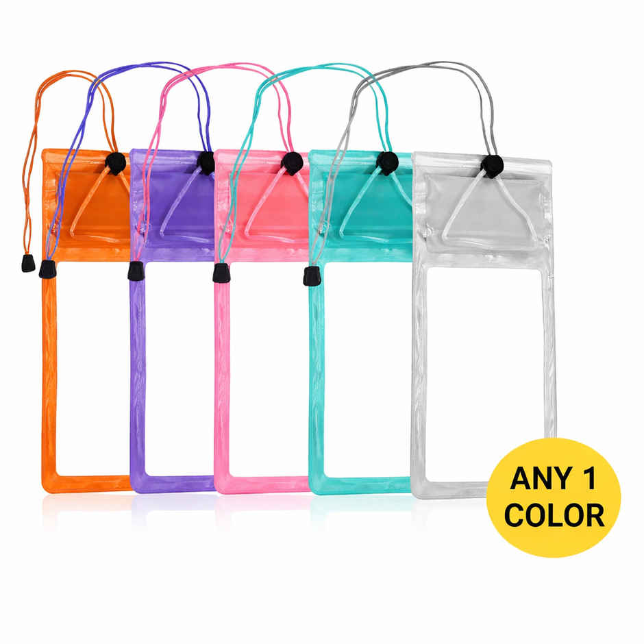 Daluci Waterproof Mobile Pouch | Transparent | Fits 7 Inch