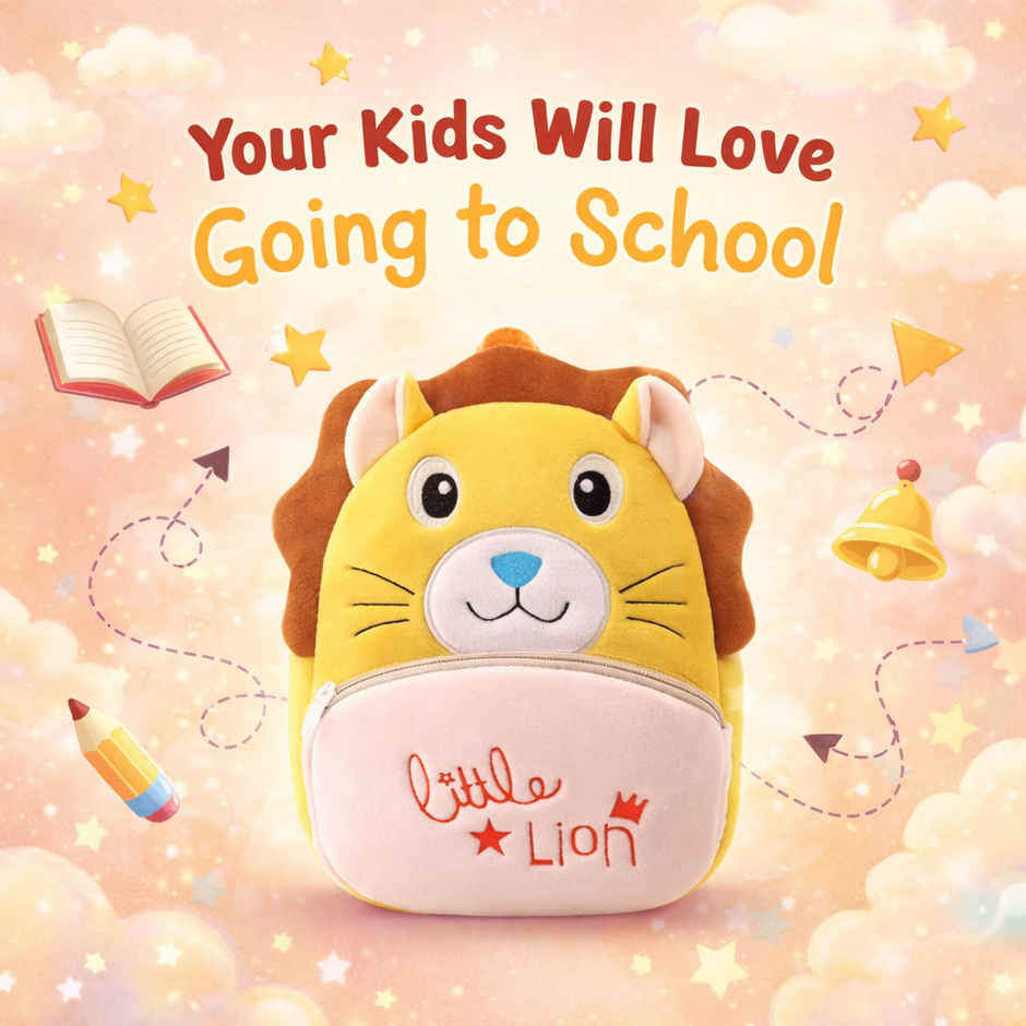 Kidara Little Lion Toddler Backpack Multicolor